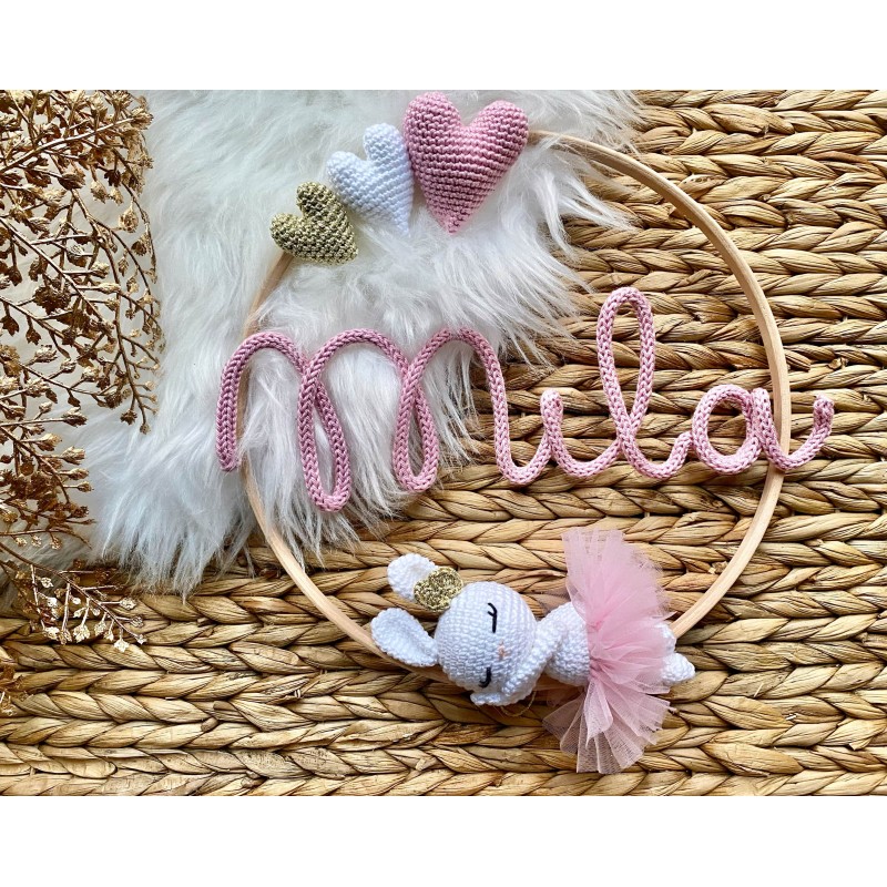 Couronne Didili personnalisée + coeurs