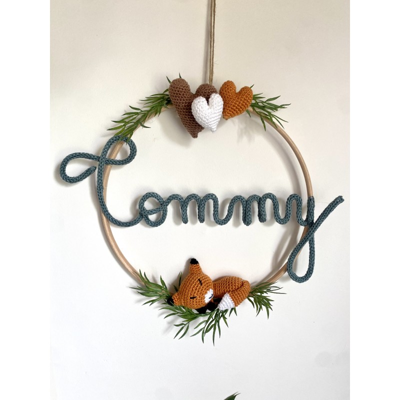 Couronne Didili personnalisée + Coeurs