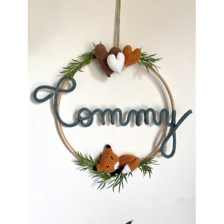 Couronne Didili personnalisée + Coeurs