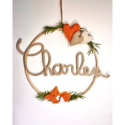 Couronne Didili personnalisée + Coeurs