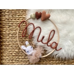 Couronne Didili personnalisée + coeurs