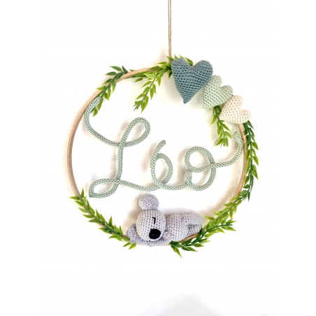 Couronne Didili personnalisée + coeurs